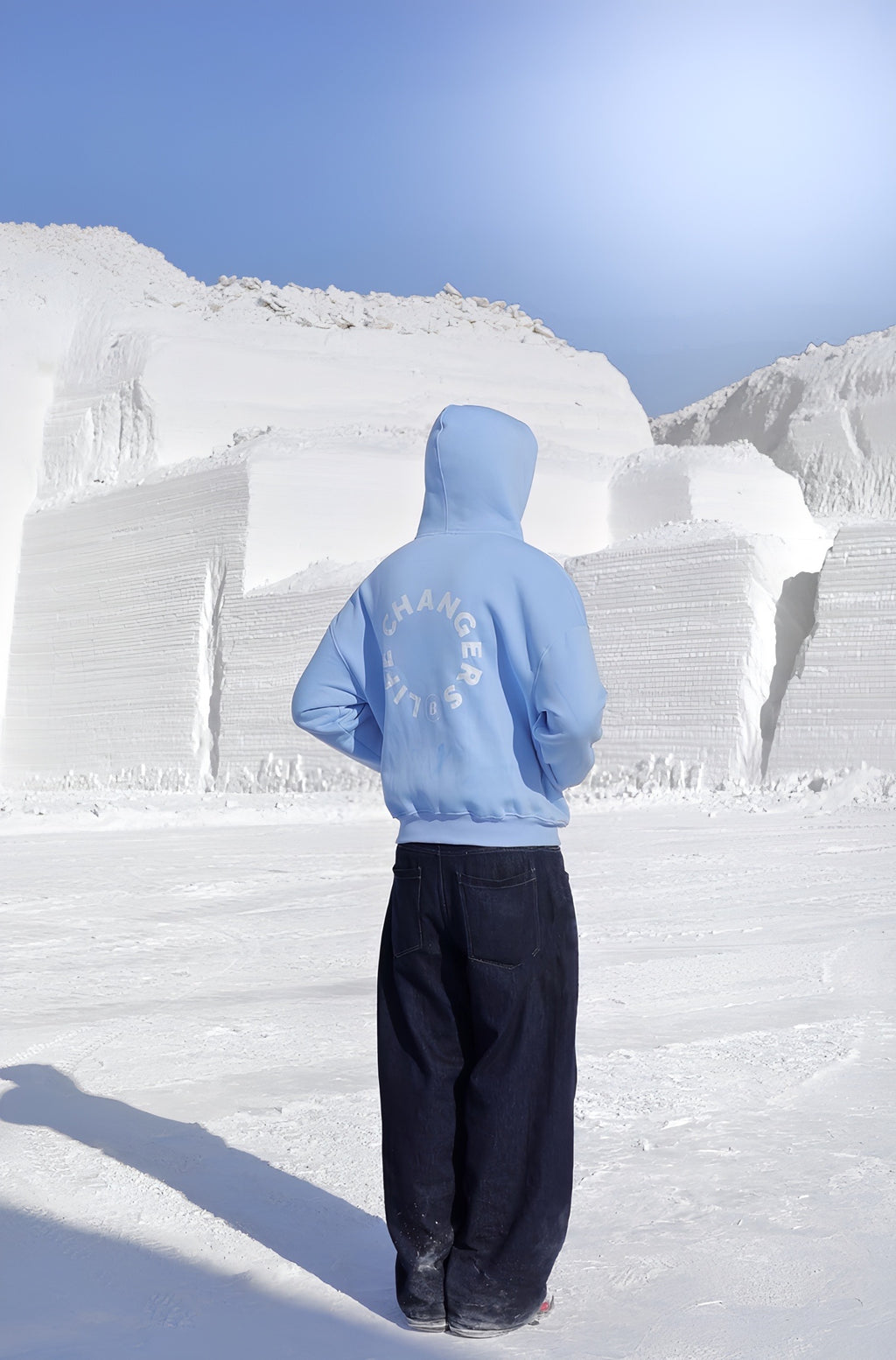 BABY BLUE CLOUD NINE HOODIE