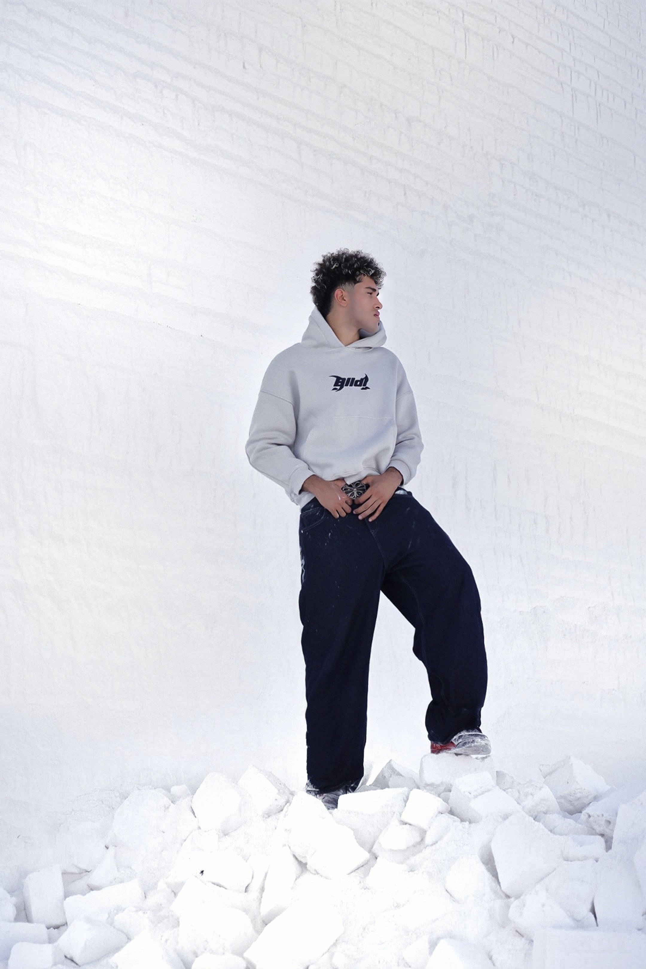 Gray The Storm Hoodie